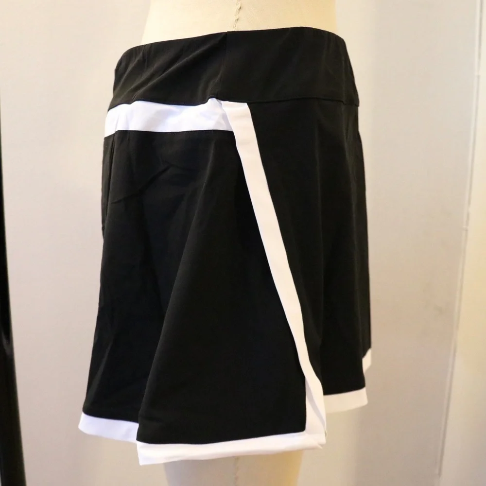 NEW Fila Black/Blue/White Platinum Active Y2K Skort Size Large